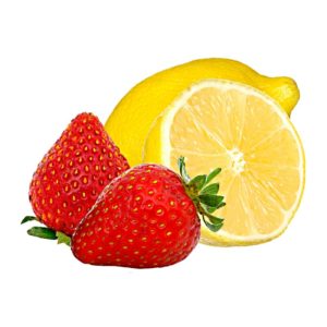 λεμονι και φραουλες σε εναν γευστικο συνδυασμο σε αρωμα για ηλεκτρονικο τσιγαρο απο την vapenova.